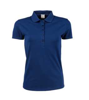 Dámska polokošela (Tee Jays Womens Luxury Stretch Polo) > modrá (indigo) > 3XL