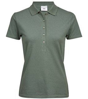 Dámska polokošela (Tee Jays Womens Luxury Stretch Polo) > zelená (leaf) > S