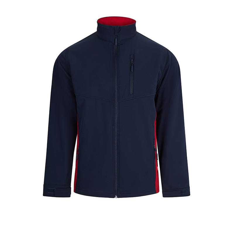Pánska bunda (VELILLA TWO-TONE SOFT SHELL) > modrá (navy) / červená > 2XL