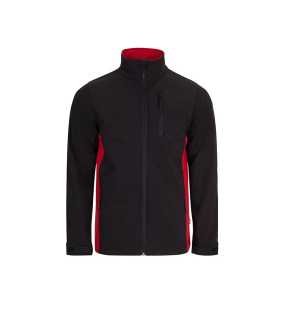 Pánska bunda (VELILLA TWO-TONE SOFT SHELL) > čierna / červená > M