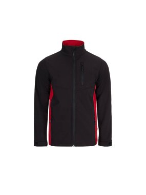 Pánska bunda (VELILLA TWO-TONE SOFT SHELL) > čierna / červená > 2XL