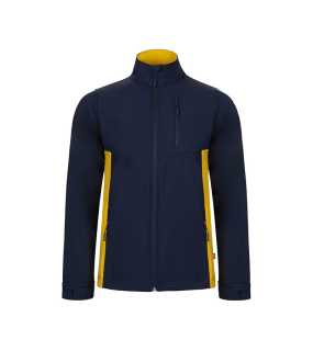 Pánska bunda (VELILLA TWO-TONE SOFT SHELL) > modrá (navy) / žltá > L