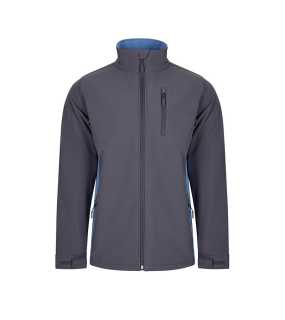 Pánska bunda (VELILLA TWO-TONE SOFT SHELL) > šedá / modrá (sky) > XS