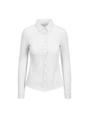 Dámska košeľa (So Denim ANNA KNITTED SHIRT) > biela > XS