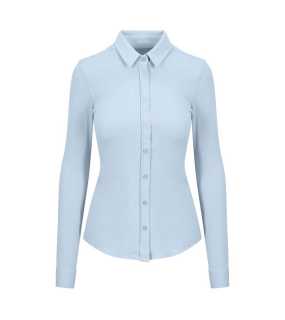 Dámska košeľa (So Denim ANNA KNITTED SHIRT) > modrá > L