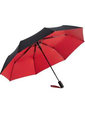 Skladací dáždnik (FARE AC mini umbrella Doubleface) > čierna / červená
