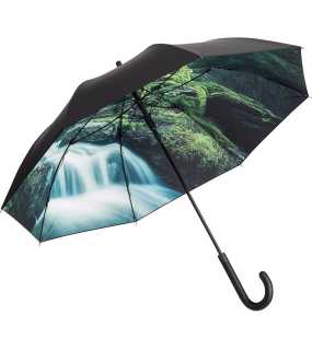 Dáždnik (FARE AC regular umbrella Nature) > čierna / vodopád