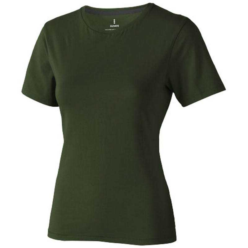 Dámske tričko (Nanaimo ladies T-shirt Elevate) > zelená (army) > S