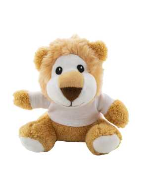 Plyšový lev z RPET > hnedá