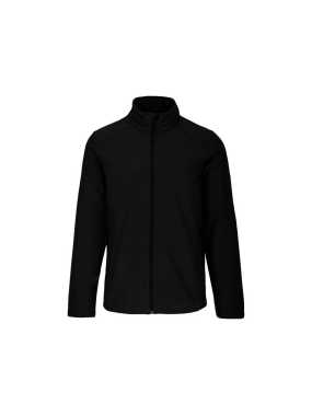 Pánska softshell bunda (KARIBAN MENS SOFTSHELL JACKET) > čierna > L