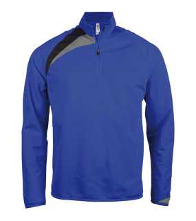 Detská mikina(Proact KIDS' TRAINING TOP)>modrá(sporty royal)/čierna/šedá(storm)>8/10