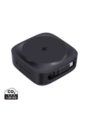 Urban Vitamin Goleta 2v1 15W magnetická bezdrôtová nabíjačka > čierna