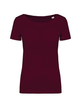 Dámske tričko (Native Spirit LADIES' T-SHIRT) > červená (dark cherry) > XS