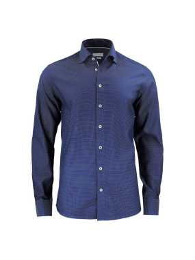 Pánska košeľa (James Harvest PURPLE BOW 49 REGULAR FIT) > modrá (navy) / biela > XL