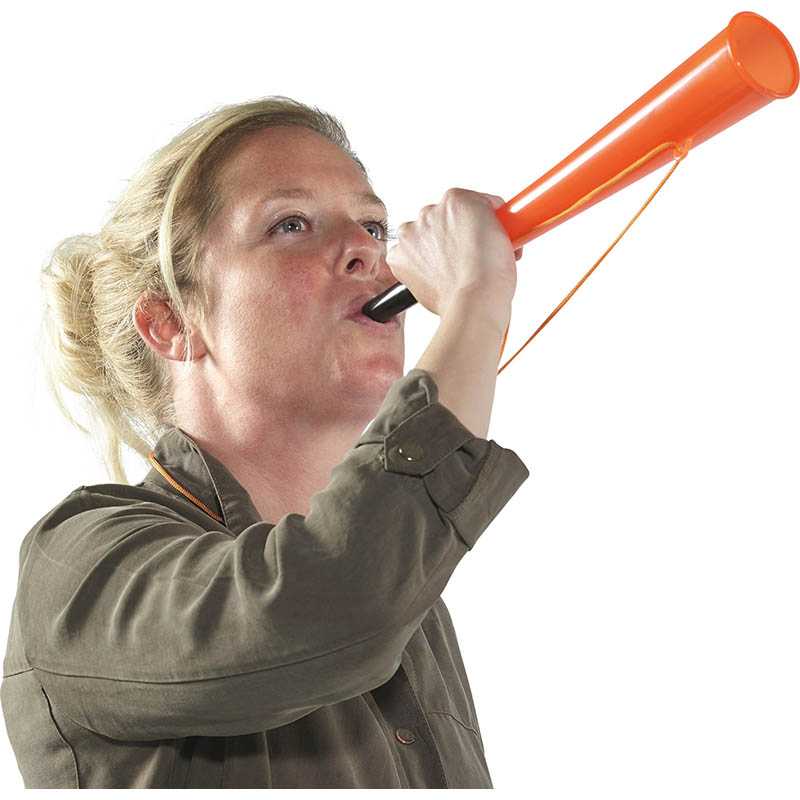 Trúbka na fandenie > oranžová