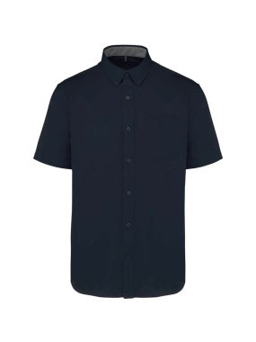 Pánska košeľa (Kariban MEN'S ARIANA III SHORT SLEEVE COTTON SHIRT) > modrá (navy) > XS
