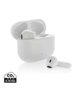 Tunevo bezdrôtové slúchadlá z recyklovaného plastu RCS > biela