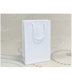 Papierová taška (LUXURY LINE) > biela > 32x13x40 cm