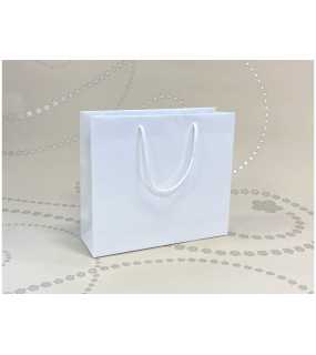 Papierová taška (LUXURY LINE) > biela > 42x12x37 cm