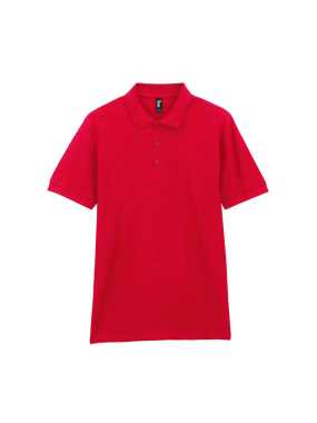 Pánska polokošeľa (GILDAN COTTON ADULT DOUBLE PIQUÉ POLO) > červená > 3XL