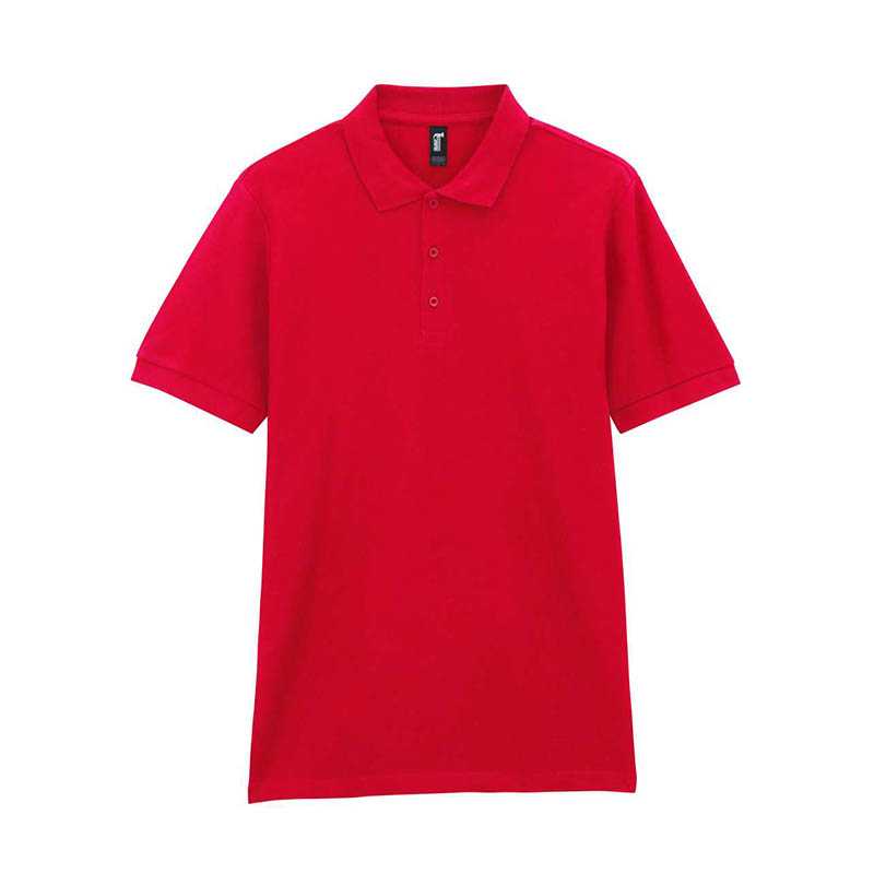 Pánska polokošeľa (GILDAN COTTON ADULT DOUBLE PIQUÉ POLO) > červená > 3XL