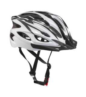 Prilba na bicykel > čierna / biela