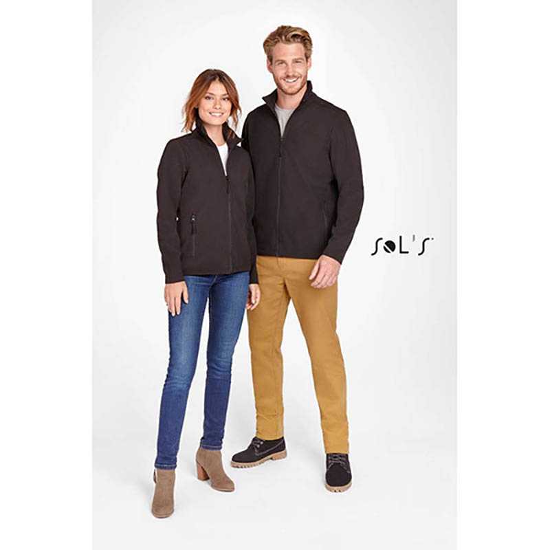 Pánska mikina (SOLS RACE MEN MEN'S SOFTSHELL ZIP JACKET) > čierna > 2XL