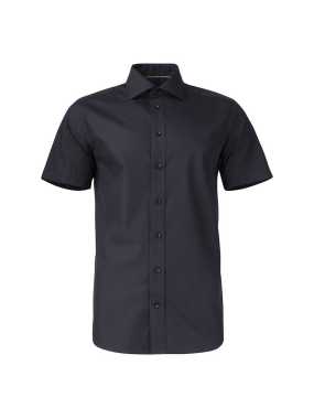 Pánska košeľa (James Harvest YELLOW BOW 50 S/S SLIM FIT) > čierna > S