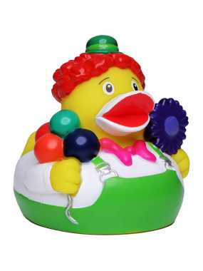 Kačička do vane (MBW Squeaky duck clown) > viacfarebná