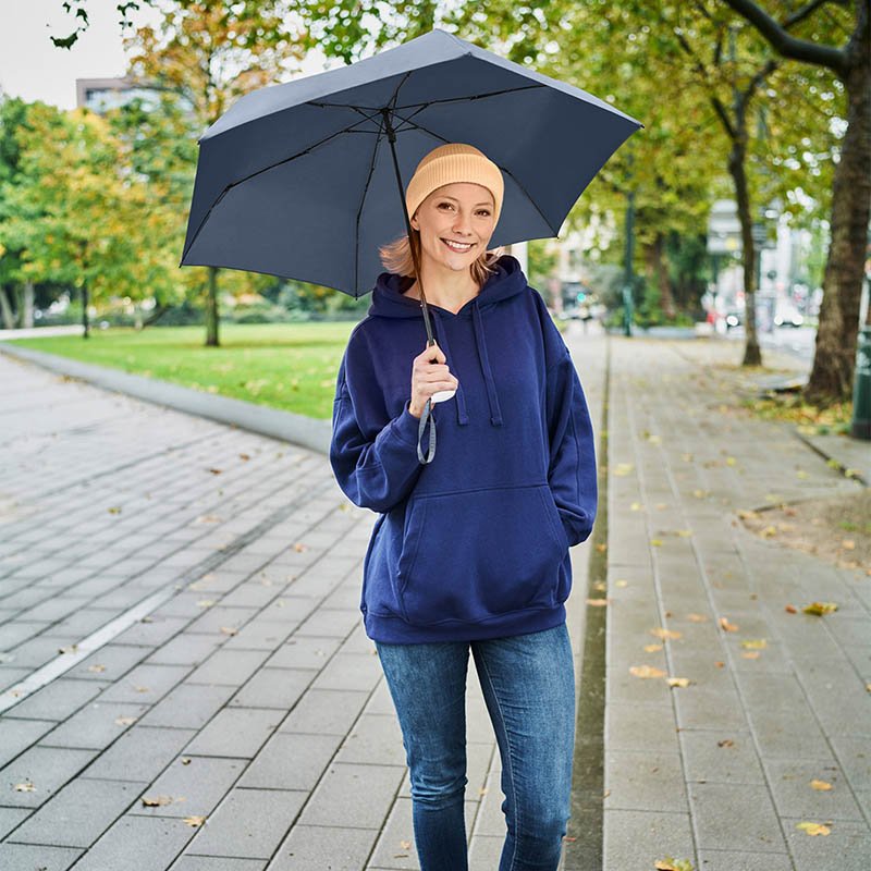 Skladací dáždnik (FARE Mini umbrella Tube) > modrá (navy) / biela