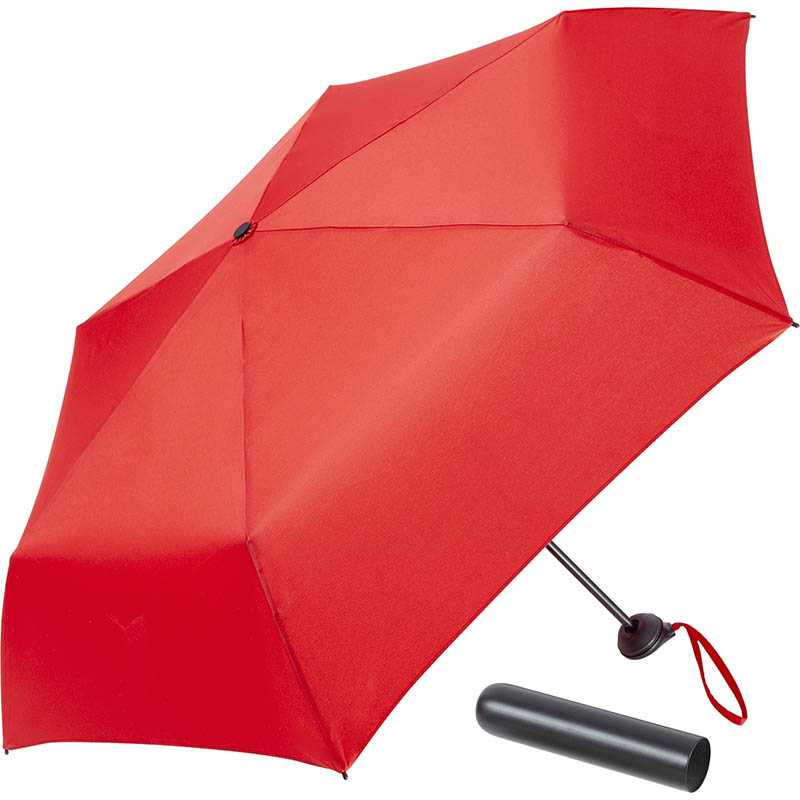 Skladací dáždnik (FARE Mini umbrella Tube) > červená / čierna
