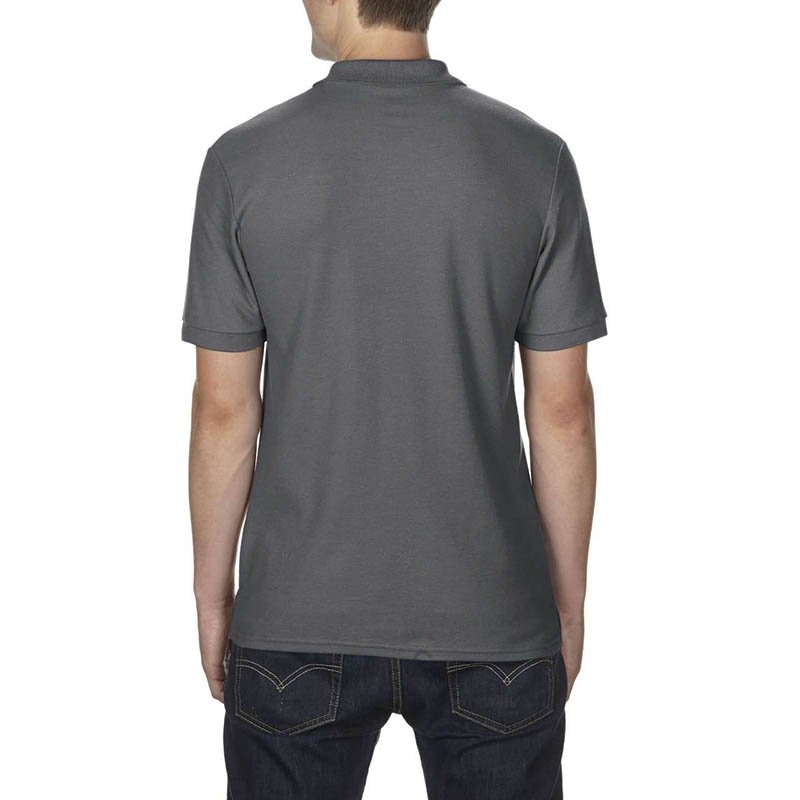 Pánska polokošeľa (GILDAN DRYBLEND ADULT DOUBLE PIQUÉ POLO) > šedá (charcoal) > 2XL