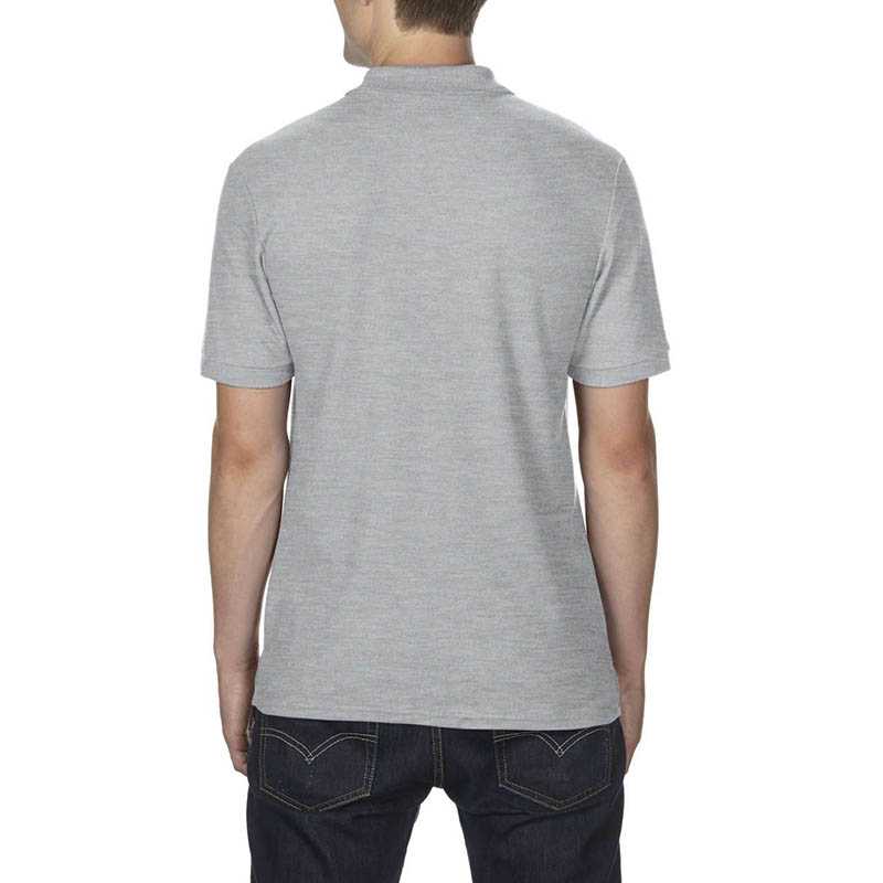 Pánska polokošeľa (GILDAN DRYBLEND ADULT DOUBLE PIQUÉ POLO) > šedá (rssport) > M