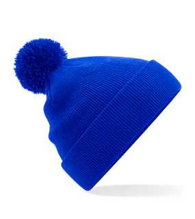 Detská čiapka (Beechfield Junior Original Pom Pom Beanie) > modrá (bright royal)