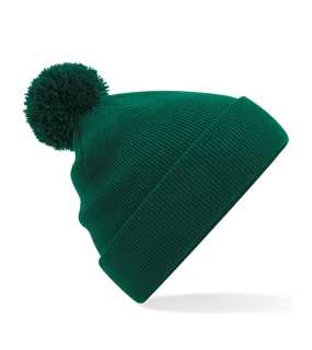 Detská čiapka (Beechfield Junior Original Pom Pom Beanie) > zelenná (bottle)