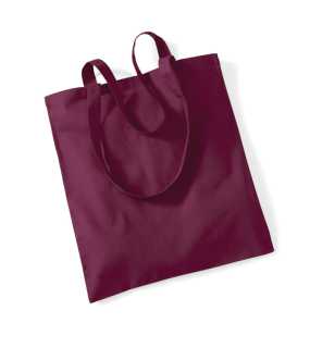 Nákupná taška z bavlny (WM Bag For Life - Long Handles) > bordová