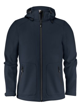 Pánska bunda (PRINTER ESSENTIALS KARTING SOFTSHELL) > modrá (dark navy) > 4XL