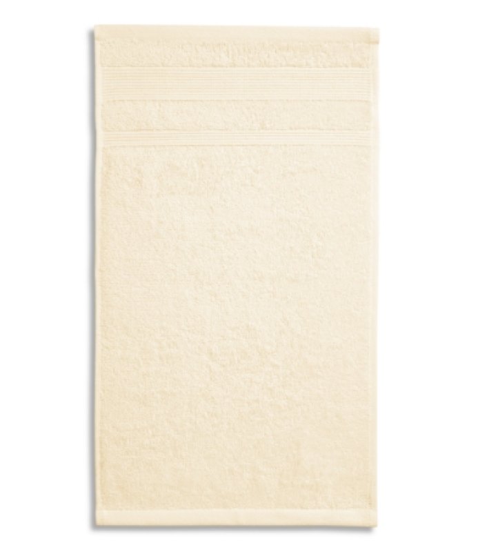 Malý uterák unisex (MALFINI Organic) > prírodná (mandľová) > 30x50cm