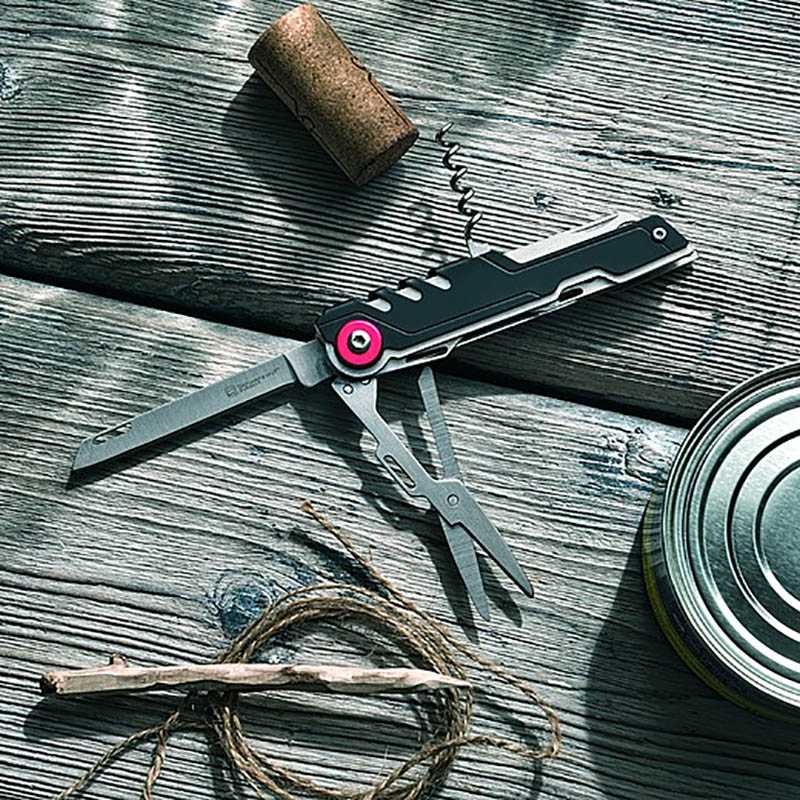 Multifunkčný nôž "SCHWARZWOLF" > čierna