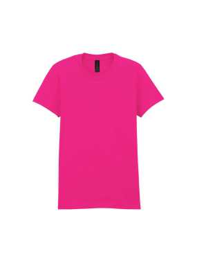 Dámske tričko(GILDAN SOFTSTYLE MIDWEIGHT WOMEN'S T-SHIRT) > ružová (heliconia) > XL