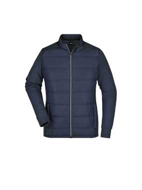 Dámska bunda (JN Ladies Hybrid Sweat Jacket) > modrá (navy) > XL
