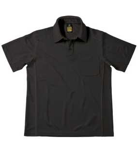 Pracovná polokošeľa (B&C COOLPOWER PRO POLO) > čierna > 2XL