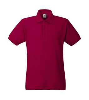 Pánska polokošeľa (FRUIT OF THE LOOM Heavy Polo ) > červená (brick) > S
