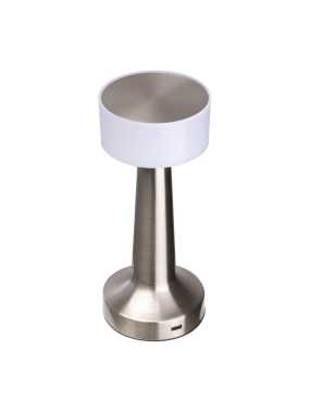 Moderná stolná lampa Poznaň > sivá