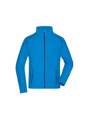 Pánska fleece bunda (DAIBER Men's Structure Fleece Jacket)>modrá (aqua) / modrá (navy)>L