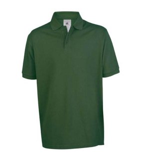 Unisex polokošeľa (B&C HEAVYMILL) > zelená (bottle) > S