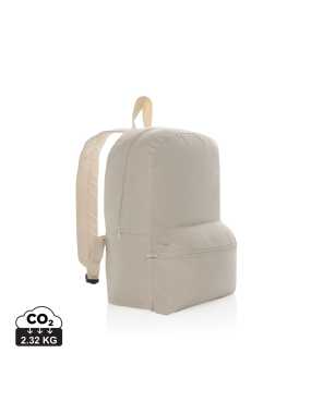 Nefarbený batoh Impact z 285g recykl. canvas AWARE > biela