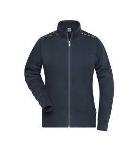 Dámska mikina (JN Ladies Workwear Sweat-Jacket SOLID) > modrá (navy) > L