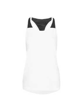 Dámske tielko (Just Cool WOMEN'S COOL SMOOTH WORKOUT VEST)>biela (arctic) / čierna (jet)>L