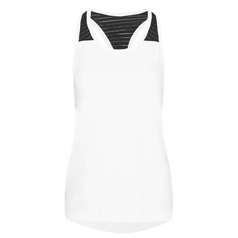 Dámske tielko (Just Cool WOMEN'S COOL SMOOTH WORKOUT VEST)>biela (arctic) / čierna (jet)>L